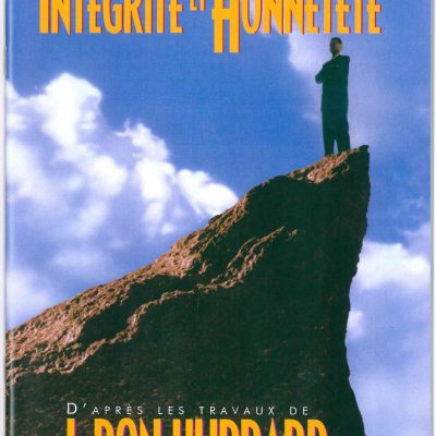 Livret sur l'Intégrité et Honnêteté, tiré du manuel de Scientologie et des travaux de L. Ron Hubbard de 39 pages.